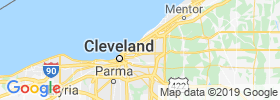 East Cleveland map